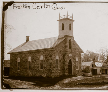 photo antiquite eglise protestant Rockburn, Quebec